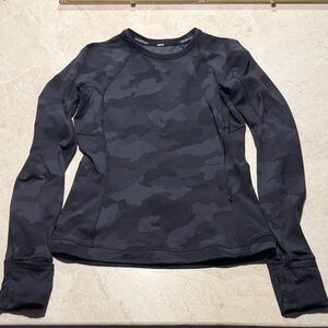 lululemon athletica it’s Rulu Dark Camo Long Sleeve Top